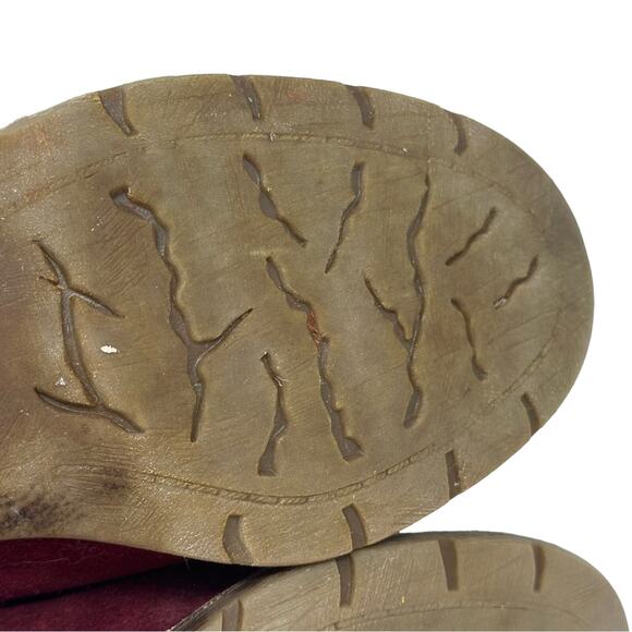 Soft Ruby Red Burgundy Suede Selby Ankle Boots - Picture 8 of 10